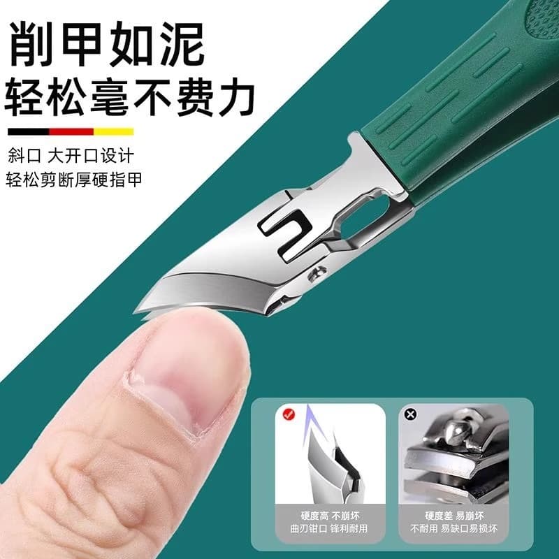 [Free shipping] Seiko ultra-sharp oblique nail clippers anti-splash thick hard nail groove special nail scissors eagle-beak nail clippers
