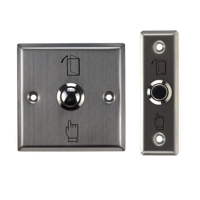 Access control doorbell with stainless steel panel, automatic reset, 86-type access control door opener.