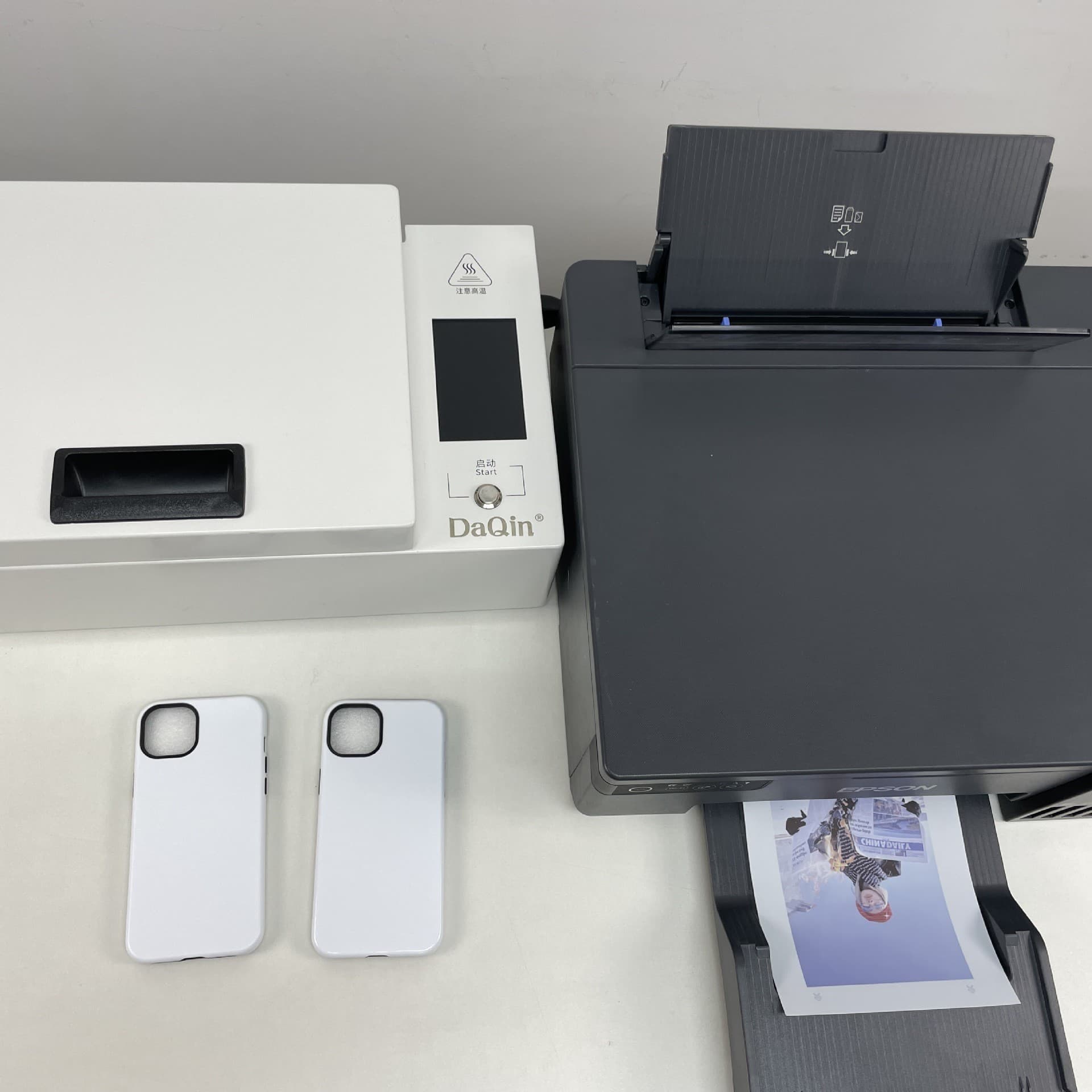 Daqin's new automatic A5148 *240mm 3D thermal transfer sublimation film mobile phone case printed vinyl film