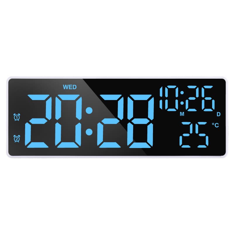 Cross-border LED Digital Temperature Clock Electronic Clock Alarm Clock Multifunctional Timer Clock Battery/Plug-in Alarm Clock