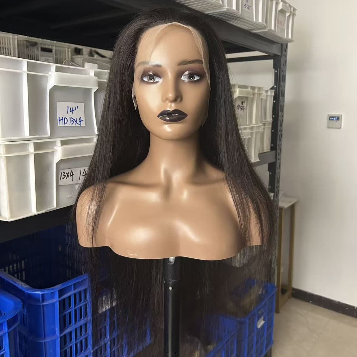 Human Hair Wig Factory Lace Wig Real Human Hair Women Full Wig Human Hair Strands Xuchang Wig