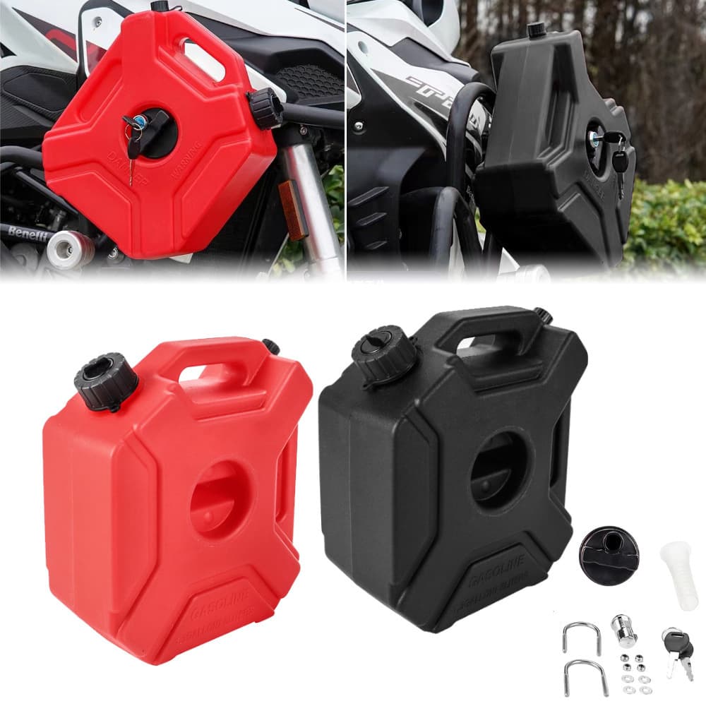 3L 5L Car Motorcycle Plastic Fuel Tank Spare Oil Can Gasoline Can Motorcycle Accessories