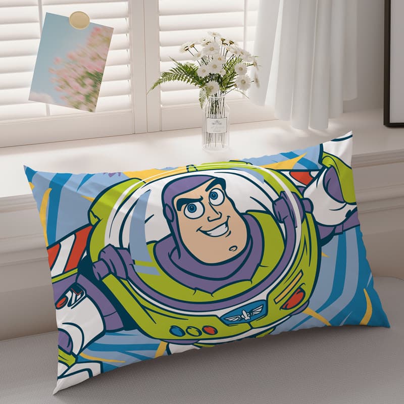 Kindergarten "Toy Story" double-sided printed pillowcases, removable and washable, for single student dormitory use.