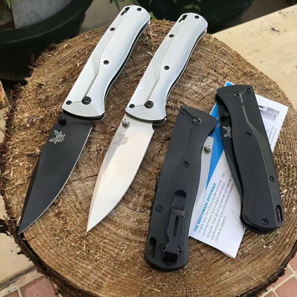 BM Butterfly 535 Folding Knife Aviation Aluminum Handle Outdoor Knife Camping Pocket Knife EDC Tool