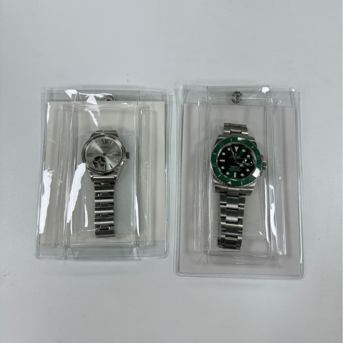 Jewelry storage watch bag, transparent plastic PVC packaging, mechanical watch cover, button, Japanese watch plastic bag wholesale