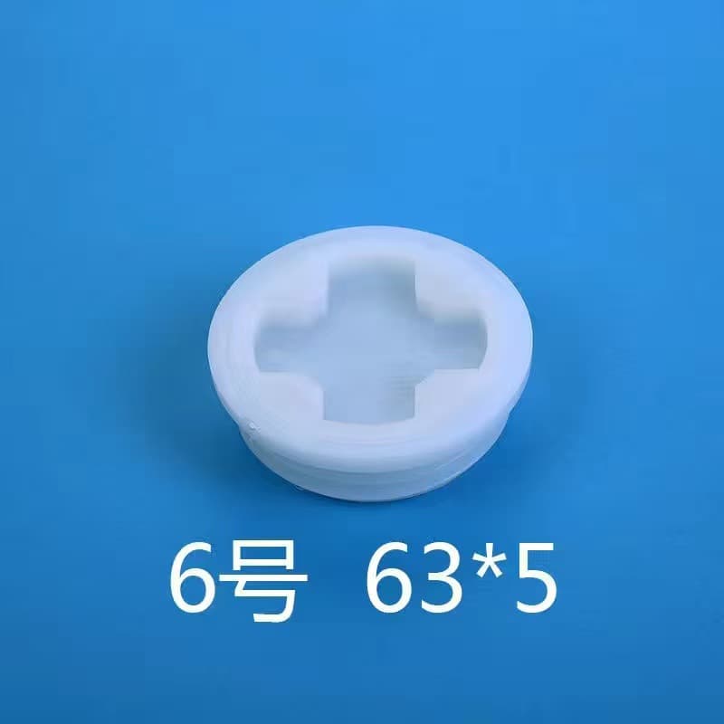 Supply 200L Blue Plastic Drum Cap Chemical Drum Cap Plastic Sealing Lid Plastic External Thread Cap