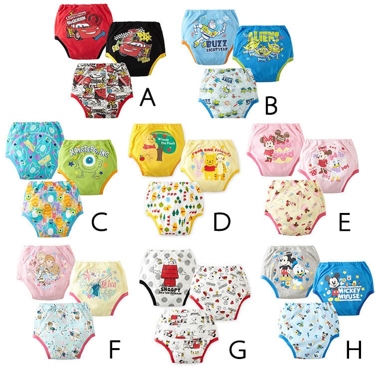 INS Training Pants Wholesale 2020 Summer New Cartoon Animal Learning Pants Baby Underpants