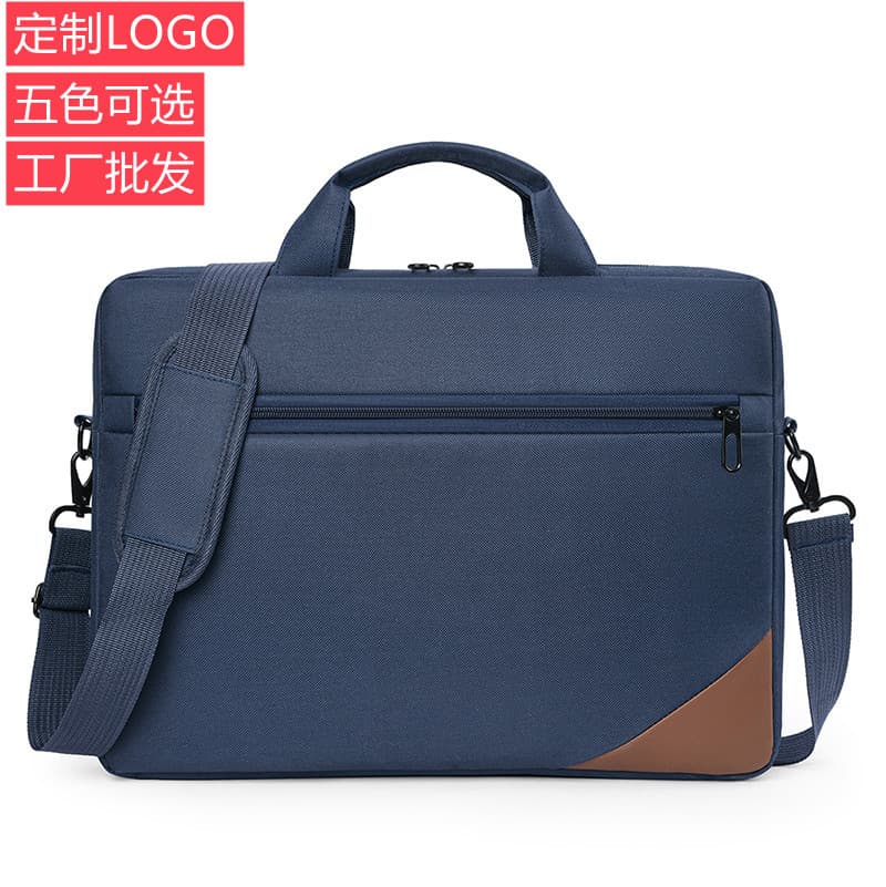 Cross-Border Shoulder Laptop Bag New Style Men's Crossbody Tote Laptop Bag Fashion Business Commuter Briefcase Notebook Bag
