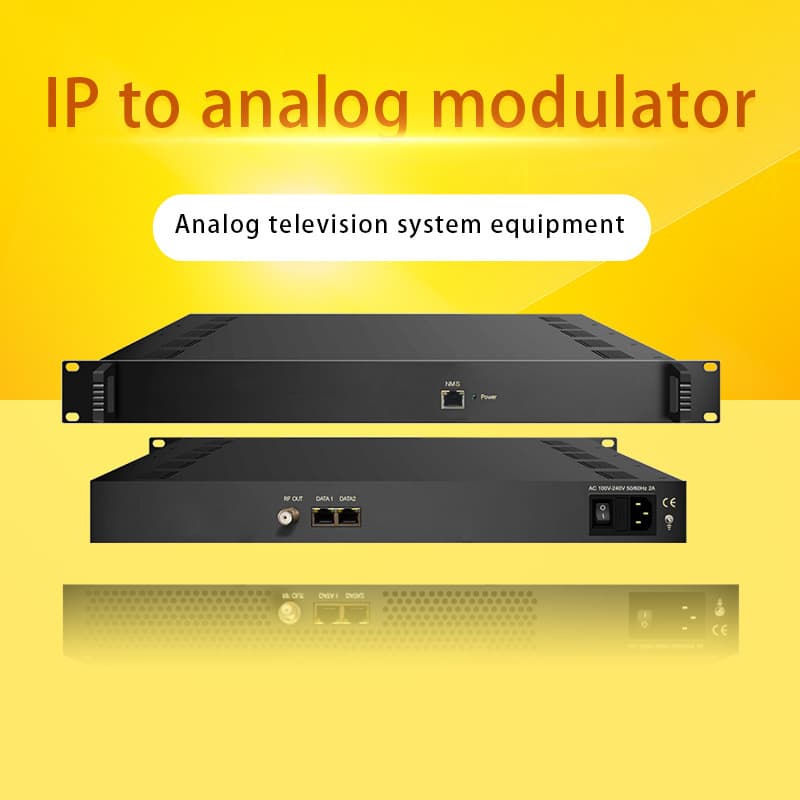 32/64 Channel IP to RF Analog Modulator Hotel TV System Digital IP to RF