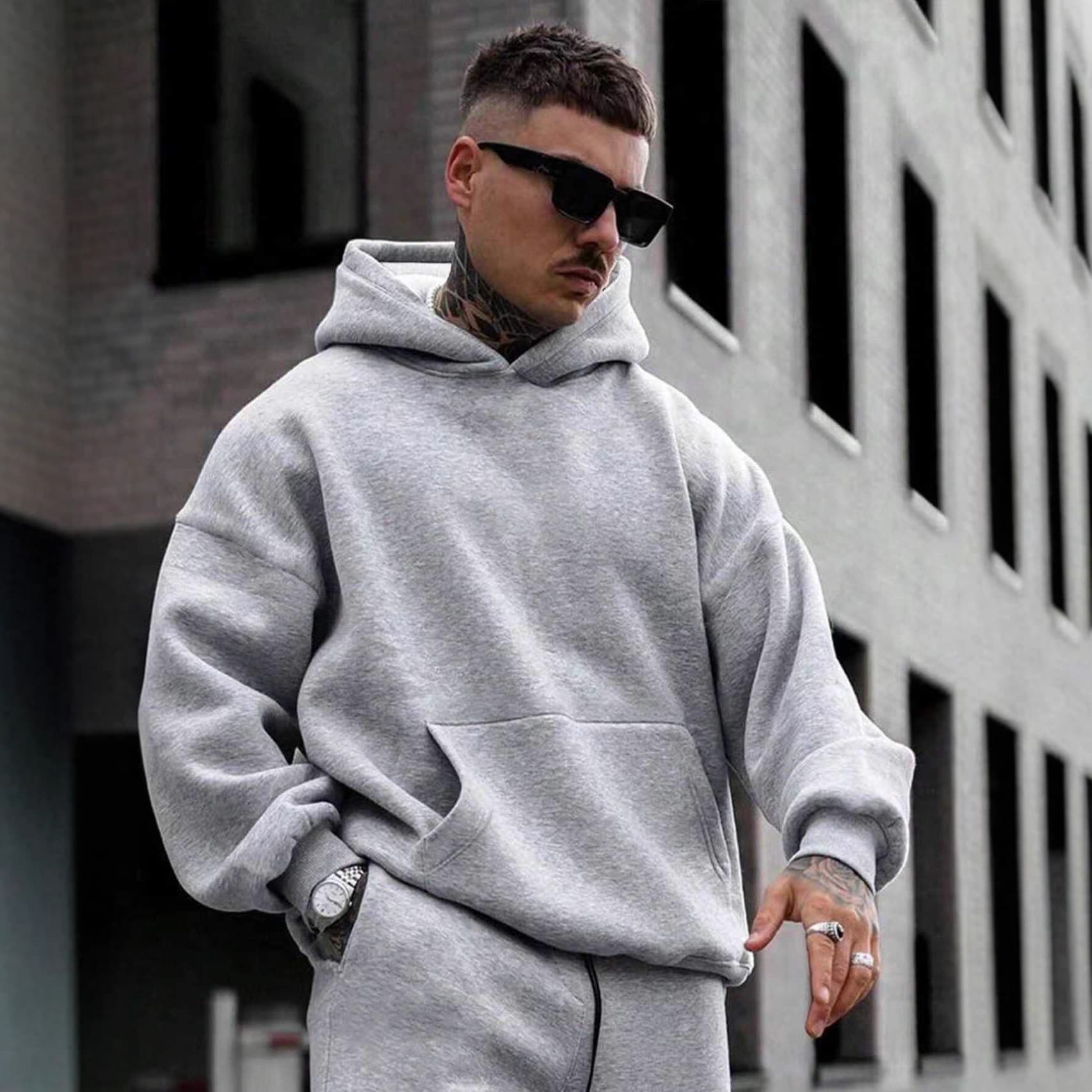 Autumn and Winter Fashion English Letter Printed Hoodie