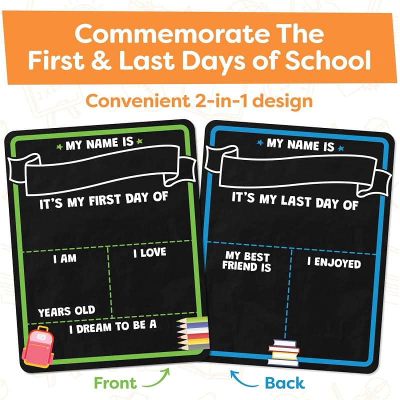 Cross-border new products first day of school small blackboard back to school photo logo beginning of school season blackboard decoration back to school supplies