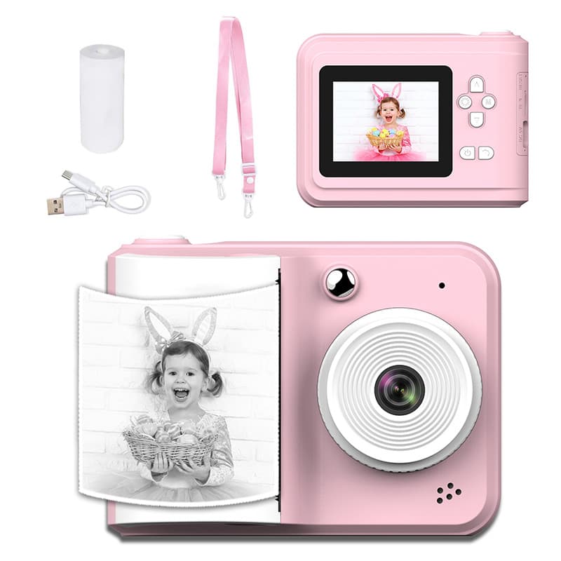 Cross-border exclusive instant print digital camera for kids, high-pixel compact toy mobile camera