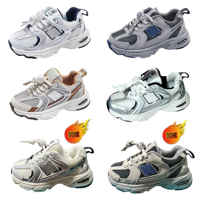 Children's Casual Sneakers for Toddlers and Kids, Soft Sole Comfort Outdoor Girls Mesh Shoes, Chunky Dad Shoes for Big Kids