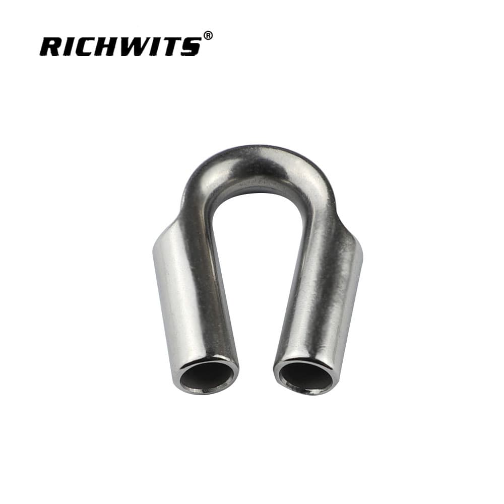 304 tubular thimble heart-shaped ring wire rope closed protective sleeve cable protection ring round tube thimble opening