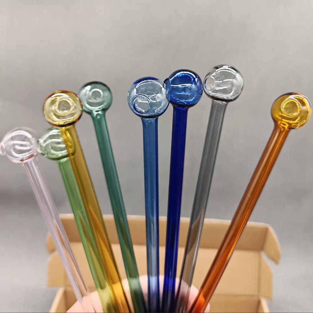 Factory Supply Glass Straws, Borosilicate Glass Straws in Multiple Specifications