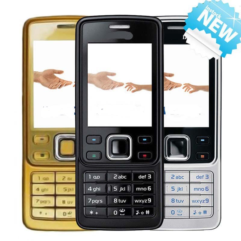 Cross-border Mobile Phone 6300 GSM Feature Phone Bar Button Phone Mini Phone for Students and Seniors