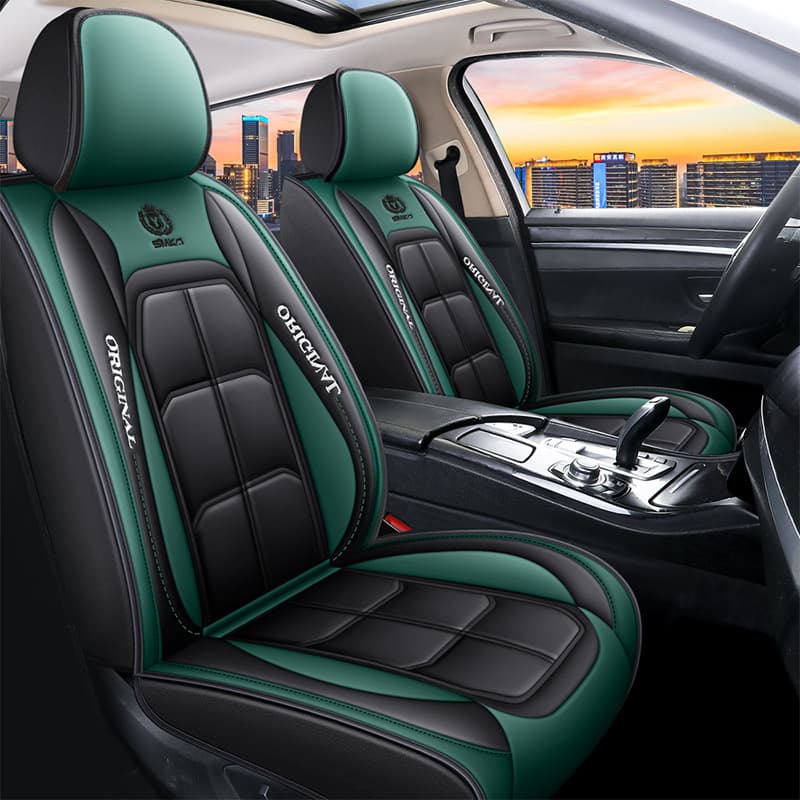 Full Car 5-Seat Seat Cover Full Wrap All-Season Universal Full Leather Car Seat Cover Wear-Resistant and Dirt-Proof Leather Car Seat Cushion
