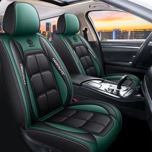 Full Car 5-Seat Cushion Full-Wrap All-Season Full Leather Seat Cover Wear-Resistant Stain-Resistant Leather Car Seat Pad