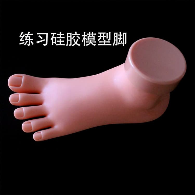 Manicure and Prosthetic Feet, Manicure Practice Foot Mold, Display Foot Mold, Foot Model, Soft Foot Mold, Special for Manicure Practice
