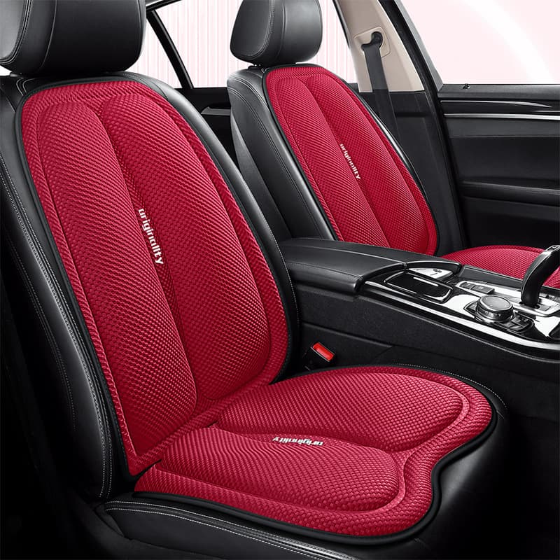 Breathable Cool Car Seat Cushion Cover Summer Ice Silk Seat Pad Drop Shipping Three-Piece Set Seven-Piece All-Season Single Piece