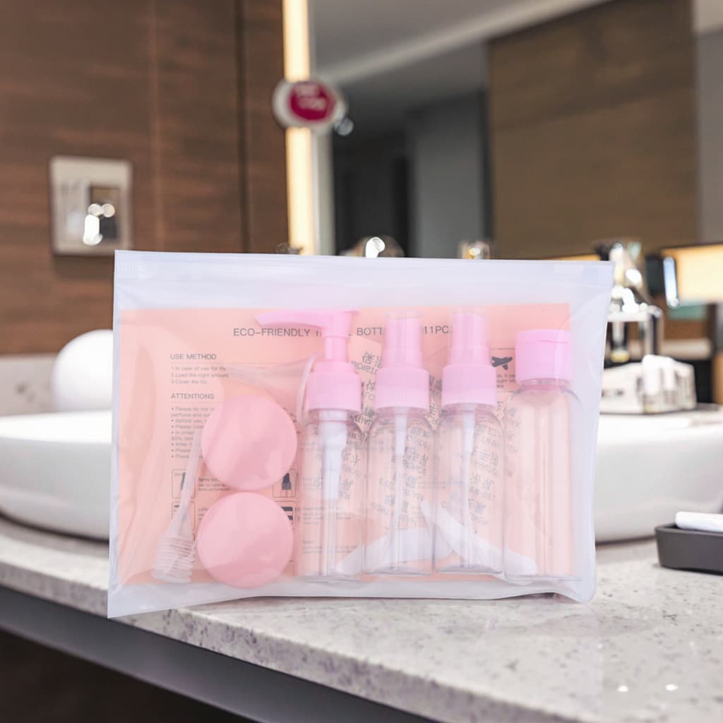Travel Bottle Set Spray Bottle Travel Kit Sample Bottles Portable Skincare Refillable Lotion Empty Bottles