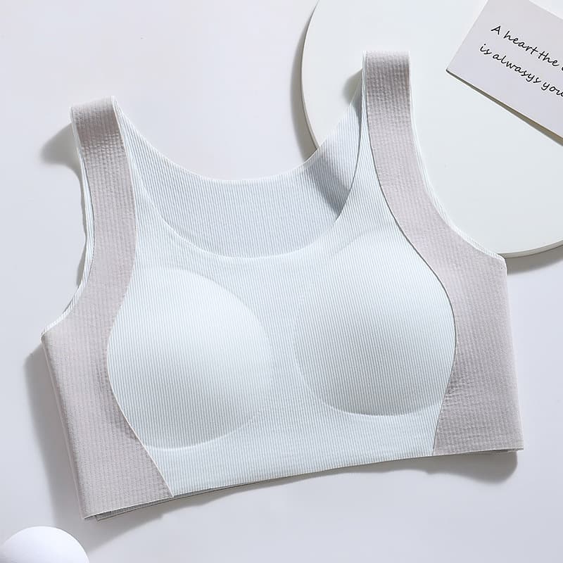 Two-Stage Teen Girl Bra Youth Middle School Student Sports Bra Push-Up Comfortable Breathable Vest Style