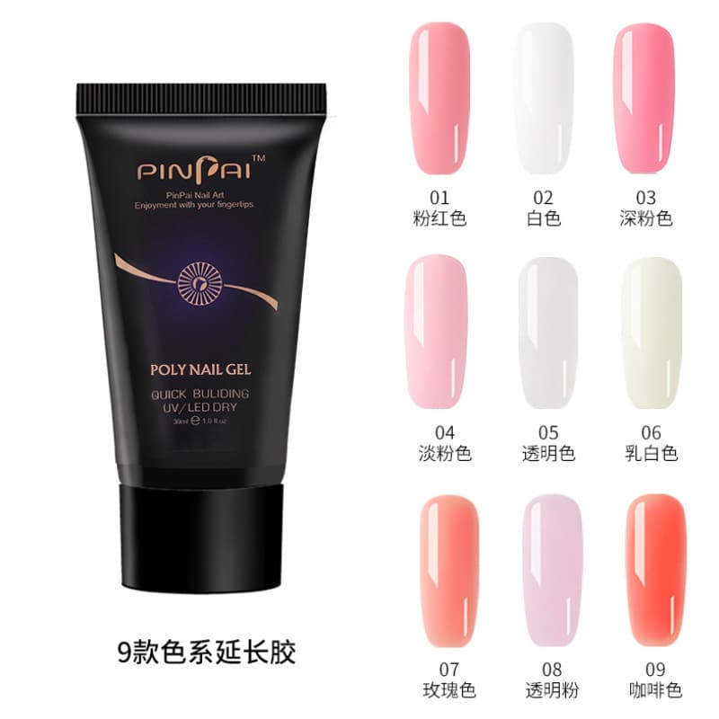Cross-border nail art quick extension cream, phototherapy removable gel, nail extension model UV extension gel 30ml