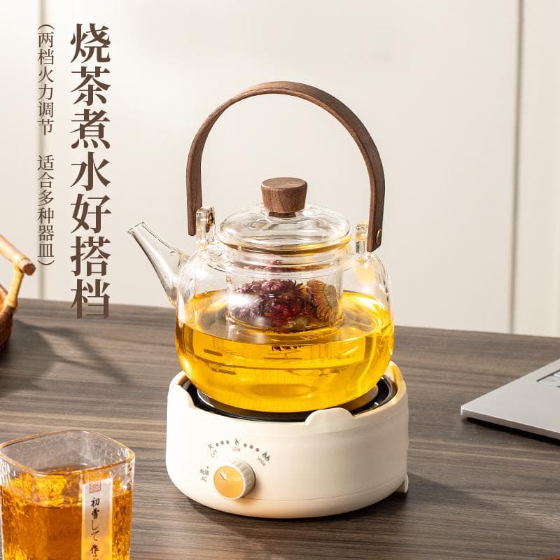 Yuange Multi-functional Electric Ceramic Hob Tea Stove Home Tea Maker Tea Set Three-in-One Electric Ceramic Hob Tea Warmer Set