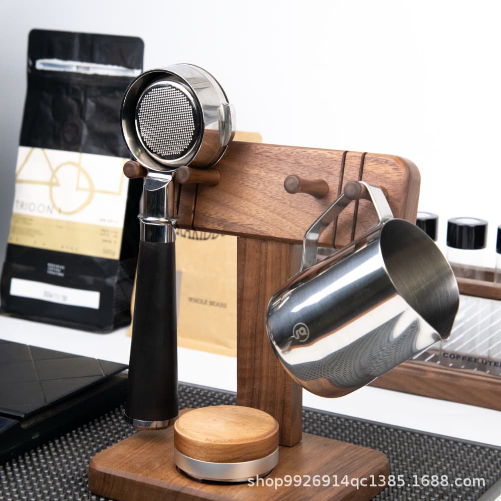 Espresso Machine Portafilter Storage Stand Vertical Handle Holder Universal 51mm/58mm Bottomless