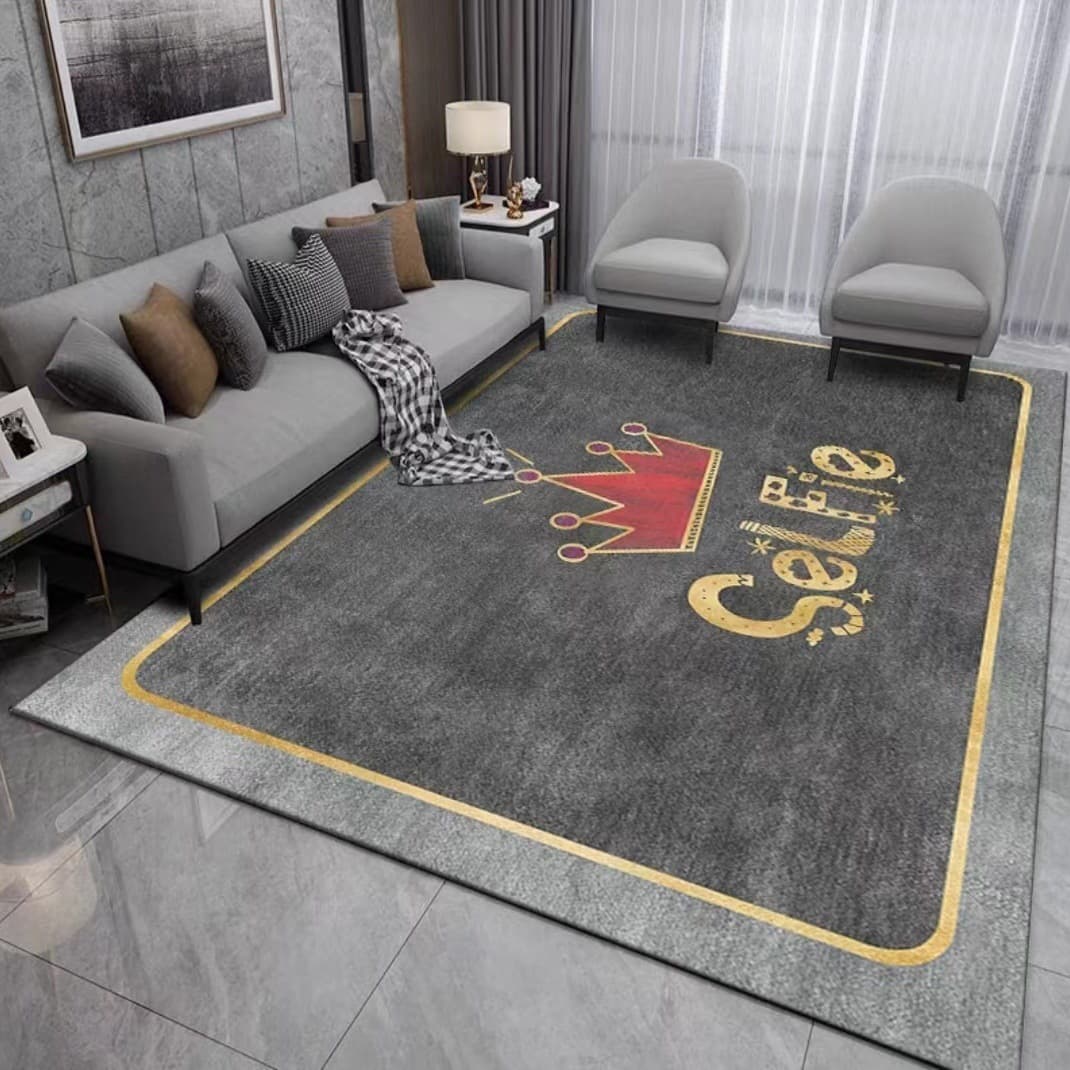Luxury Nordic Living Room Carpet Modern Minimalist Sofa Floor Mat Room Carpet Full Coverage Mat for Living Room and Bedroom