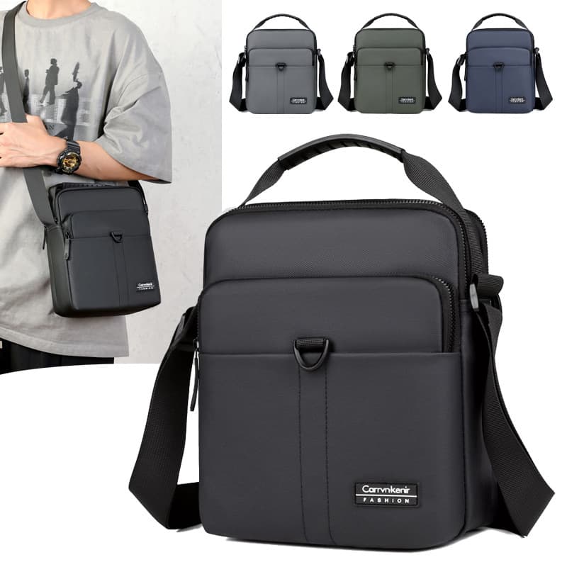 New foreign trade new men's business casual crossbody bag men's shoulder bag large capacity high-end men's crossbody bag