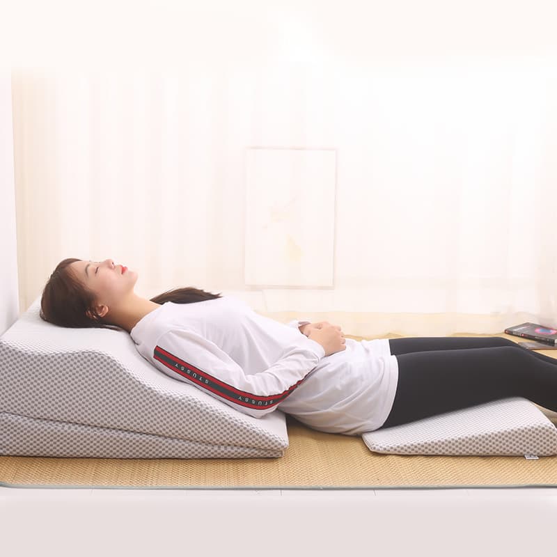 Wholesale GERD Anti-Reflux Wedge Mattress Acid Reflux Pillow Bile Elderly Care Backrest Triangle Pillow Inclined Body