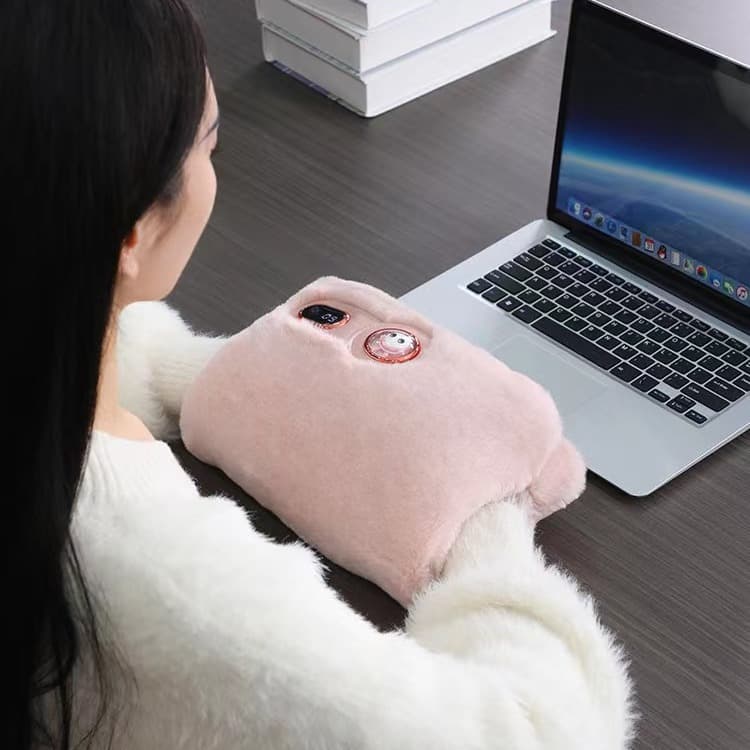 Hand Warmer Waterless Graphene USB Interface Plush Hand Warmer Bag Explosion-Proof Warmers Cute Waist Protection Warmth