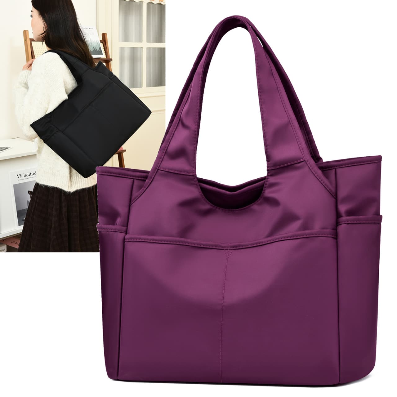 Oxford cloth crossbody handheld travel bag travel bag casual multi-pocket large capacity swimming yoga dance bag wholesale