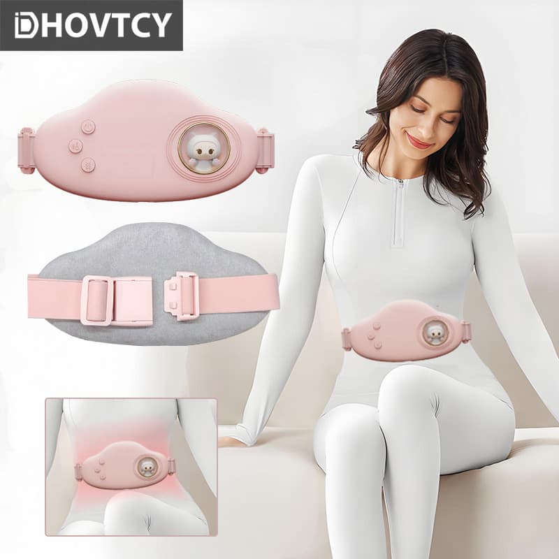 Cross-border Uterus Warming Belt, Menstrual Pain Relief Massager, Birthday Gift for Girls, Valentine's Day Gift, Hot Compress