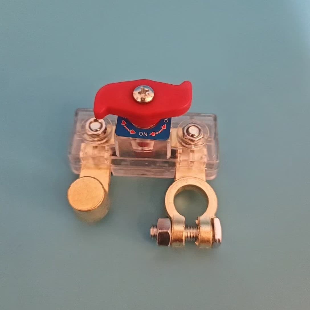 Car Battery Disconnect Switch Pure Copper Stable Conductor High Conductivity Cut-off Switch Smart Battery Isolator