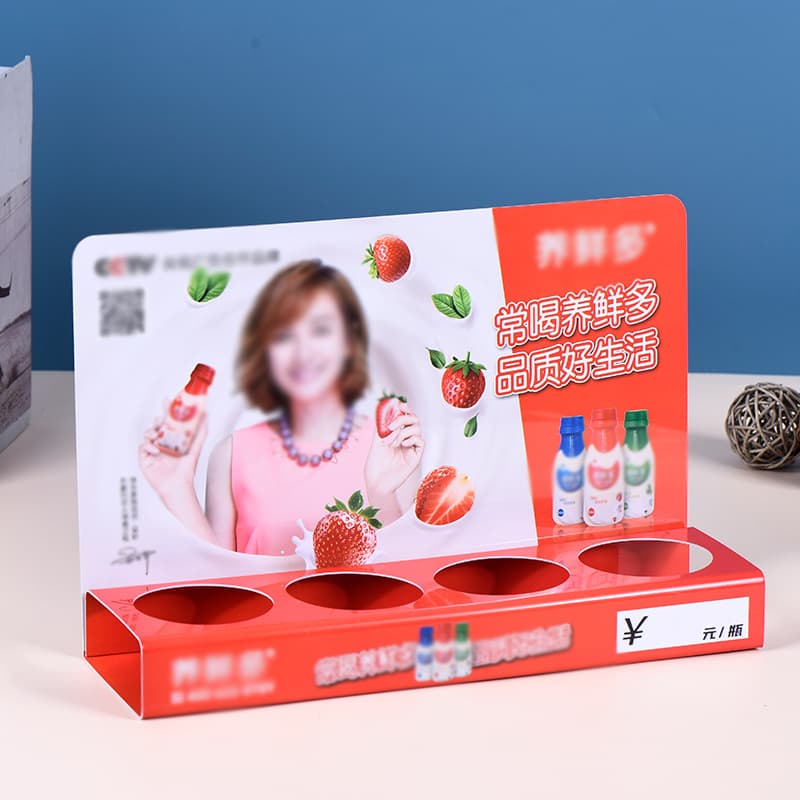 PVC drink menu desktop display stands, custom-shaped PVC beverage display racks, advertising drink holders, and restaurant table cards.