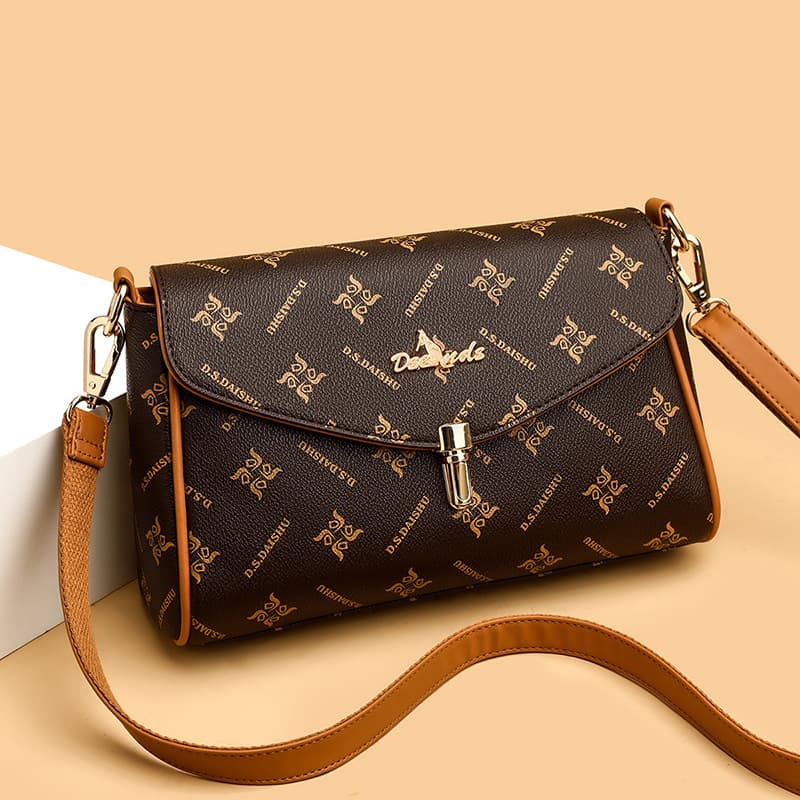 Fashionable Middle-Aged Women's Bag, Mom's Bag, Retro 2025 Summer Crossbody Shoulder Bag, New Style, Gift for Mom, Drop Shipping