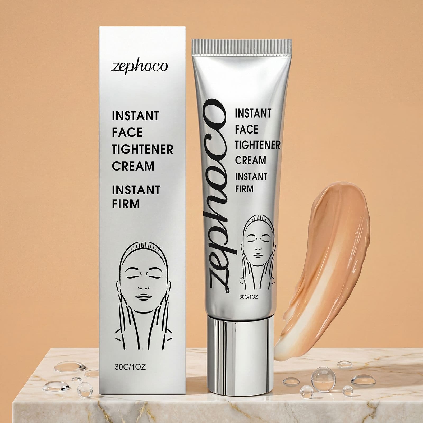 Zephoco Moisturizing Cream Moisturizes facial skin, makes it shiny, delicate, refreshing, non-greasy and hydrating skin care cream