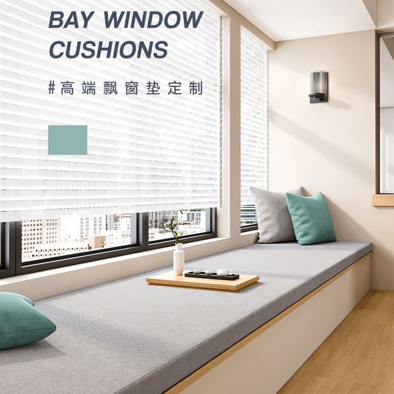 Bay Window Cushion Tech Fabric All-Season 2024 New Balcony Mat High-End Bay Window Seat Cushion Removable and Washable