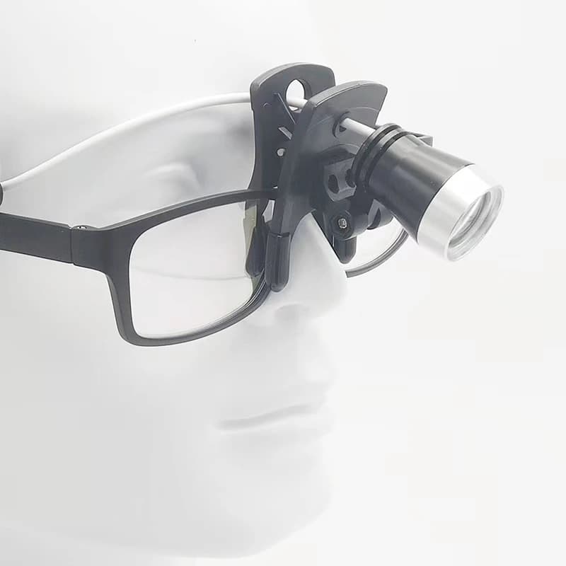 Dental LED Headlight Medical Surgical Adjustable 3W Headlight Oral Magnification Headlamp Battery Power Supply