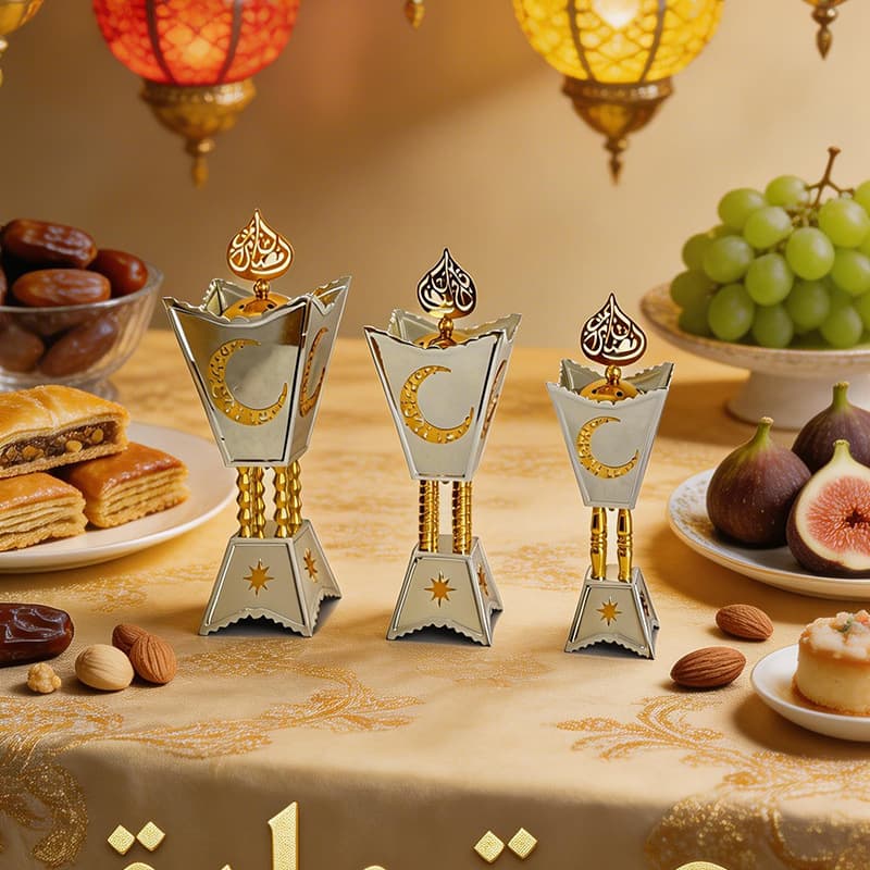 Cross-border Middle Eastern Creative Gold Hollow Metal Incense Burner Arabic Desktop Incense Burner Aromatherapy Burner Middle Eastern Incense Burner
