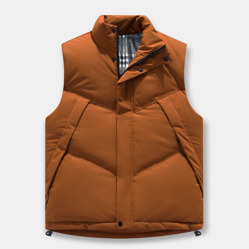 Winter Cotton Vest Men's Autumn Winter New Style Vest 2024 Unisex Thick Vest Outerwear Jacket Gilet Trendy