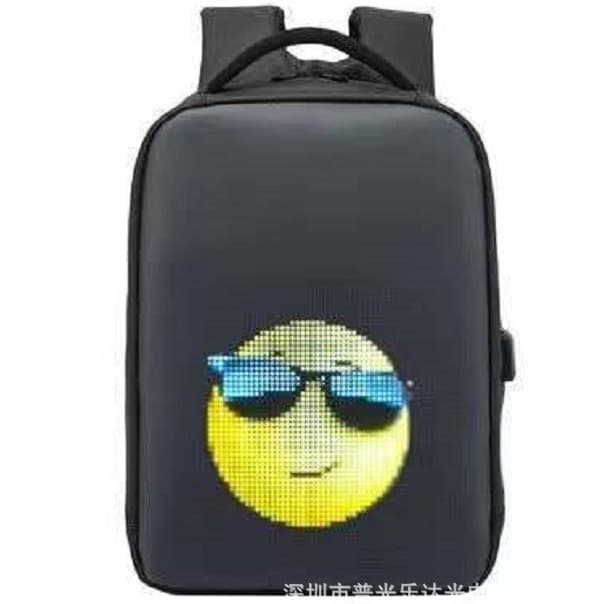 LED Backpack Display Screen LED School Bag High-Definition Dynamic Backpack TV Backpack