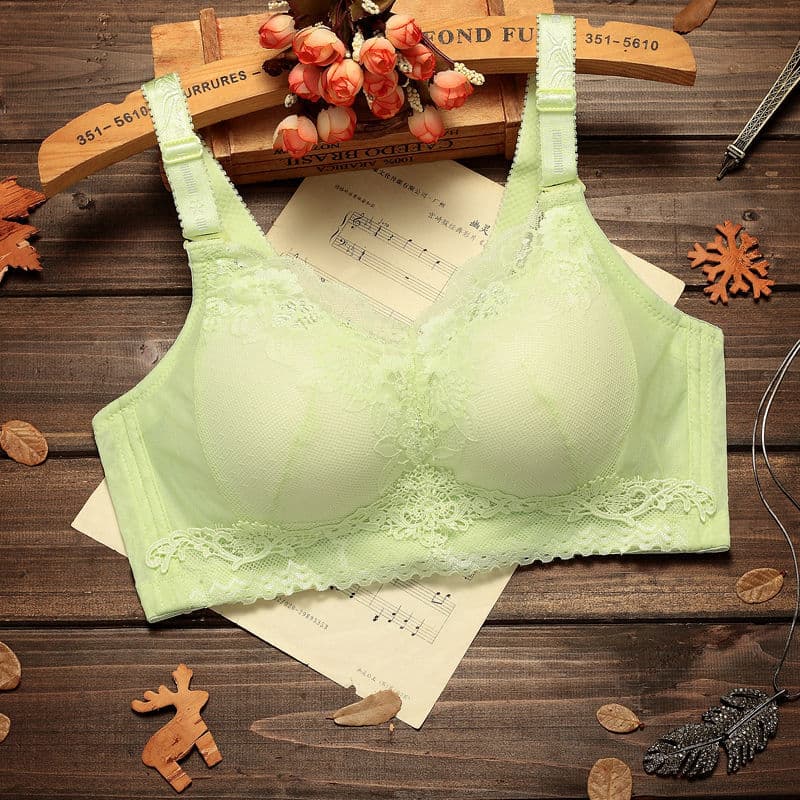 Yaya Kangrou Ultra-Thin Japanese-Style Bra, Women's Bust Minimizer, Wire-Free Bra, Thin Cup, Summer Plus Size Bra