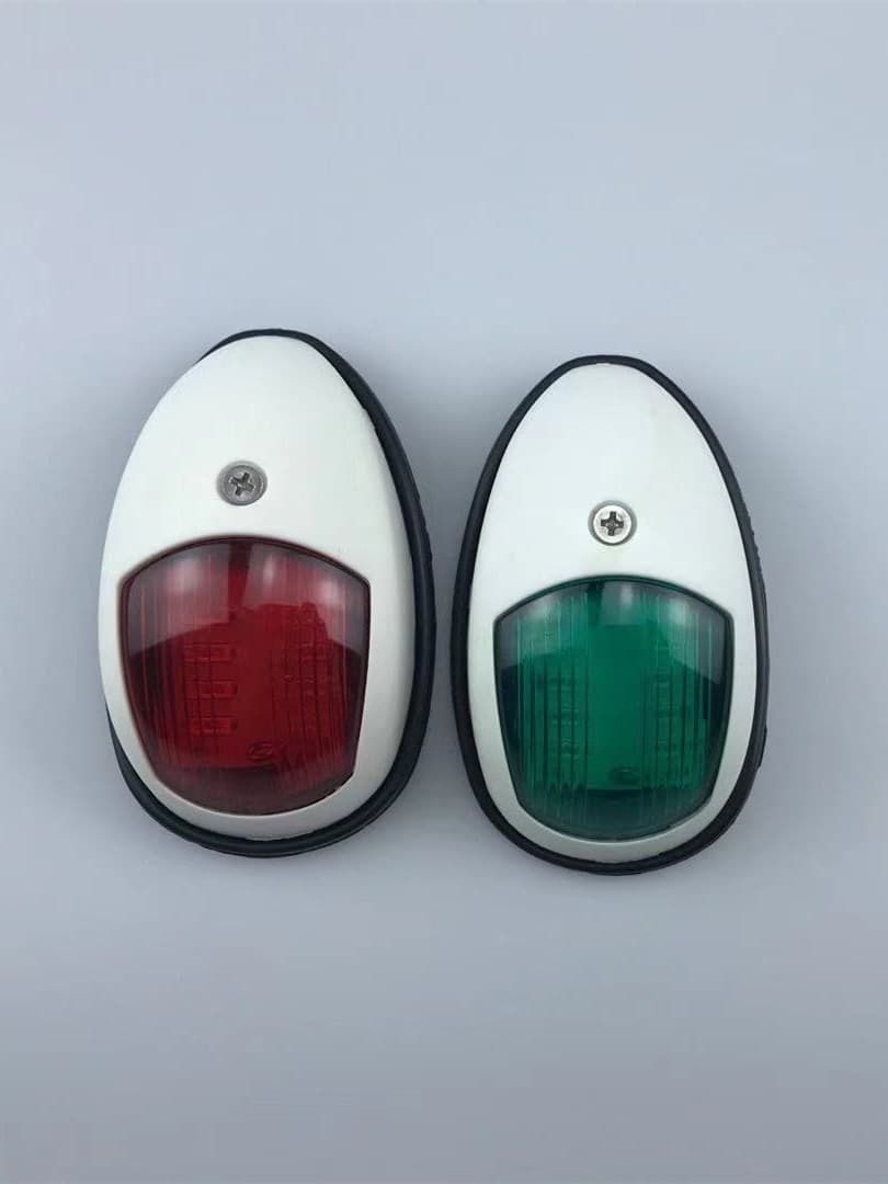 Boat LED Navigation Signal Light for Yacht, Port and Starboard Lights 12-24VDC, Red and Green Side Lights