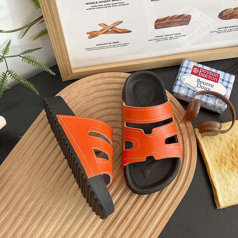 New Children's Casual Slippers Summer Thick Sole Outdoor New Chinese Style Fashion Home Kids Sandals for Boys and Girls