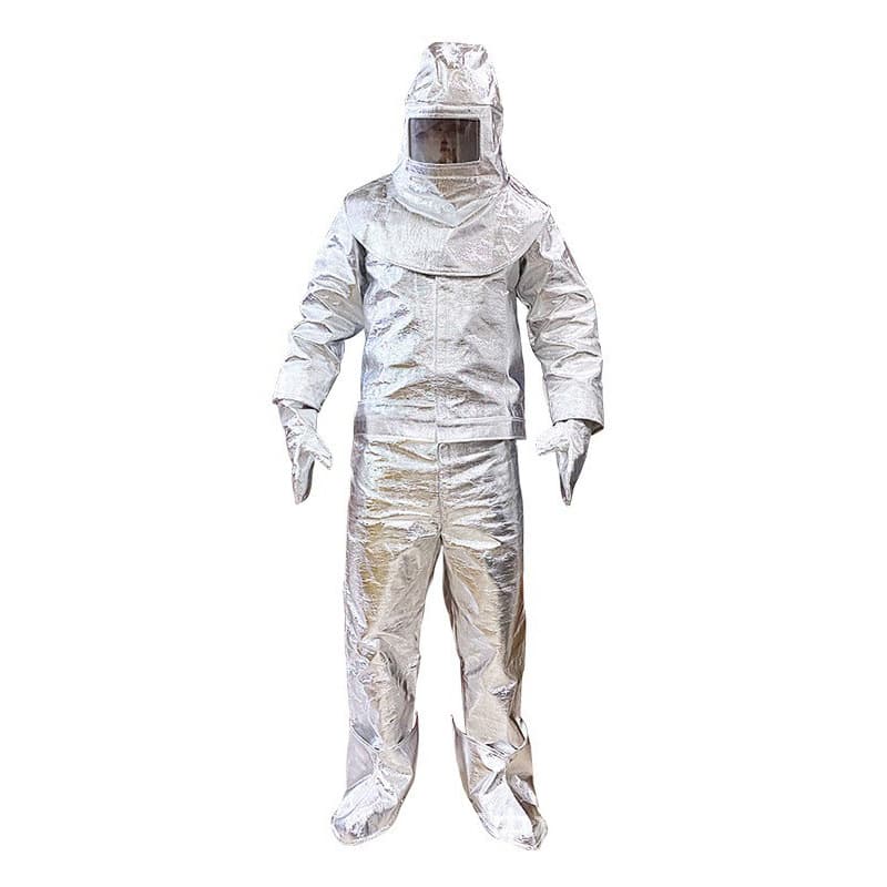 1000°C Fire Insulation Suit 500°C High Temperature Resistant Fireproof Protective Clothing Anti-Scald Anti-Heat Radiation Aluminum Foil Composite Suit