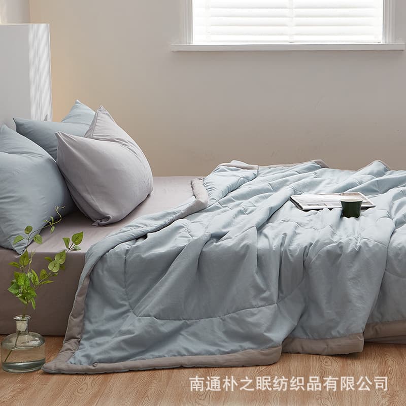 Summer soybean quilt simple cotton quilt summer cool quilt washed cotton pure cotton summer quilt quilt core quilt student dormitory