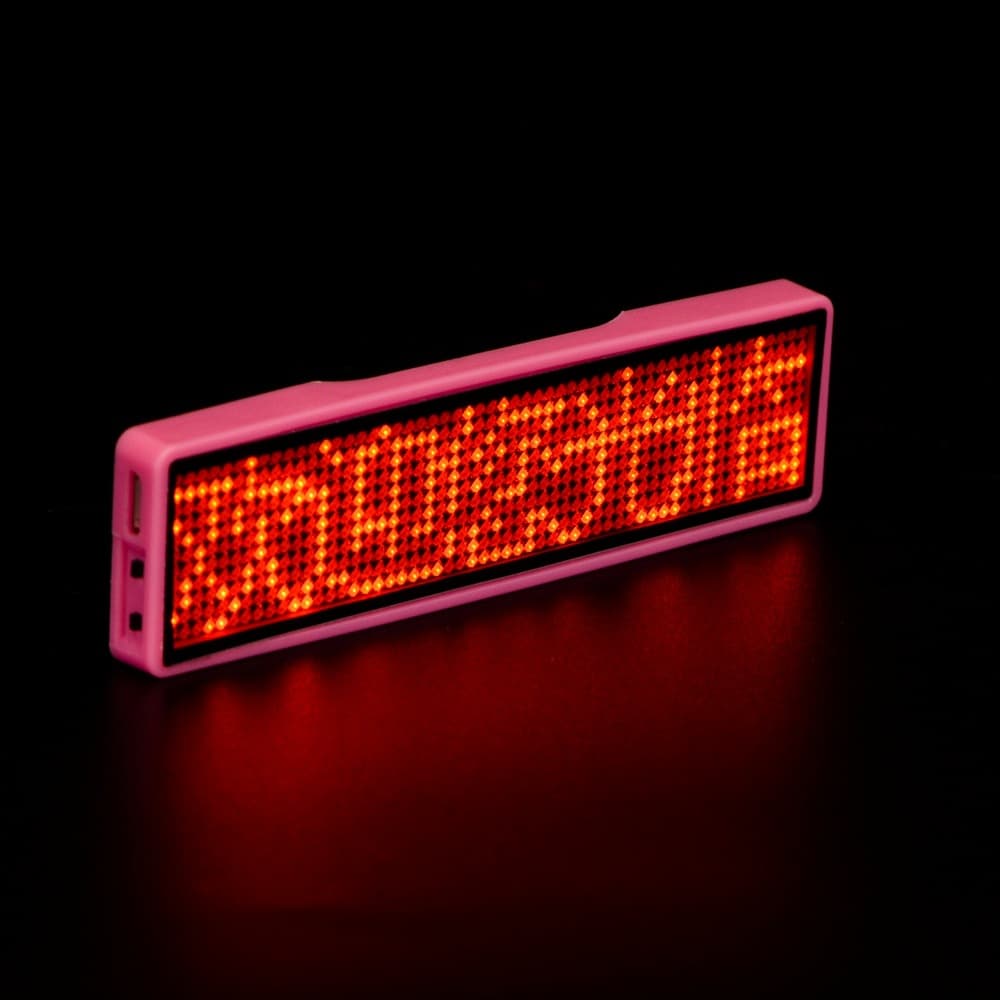 Bluetooth computer 1155LED business card LED business card screen LED NameTag luminous name tag,